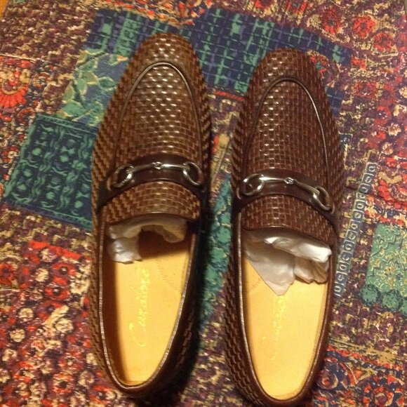 Curatore Men\'s Donato Woven Brown leather Bit Loafers - 11 (EU44) - New with Box main image 8